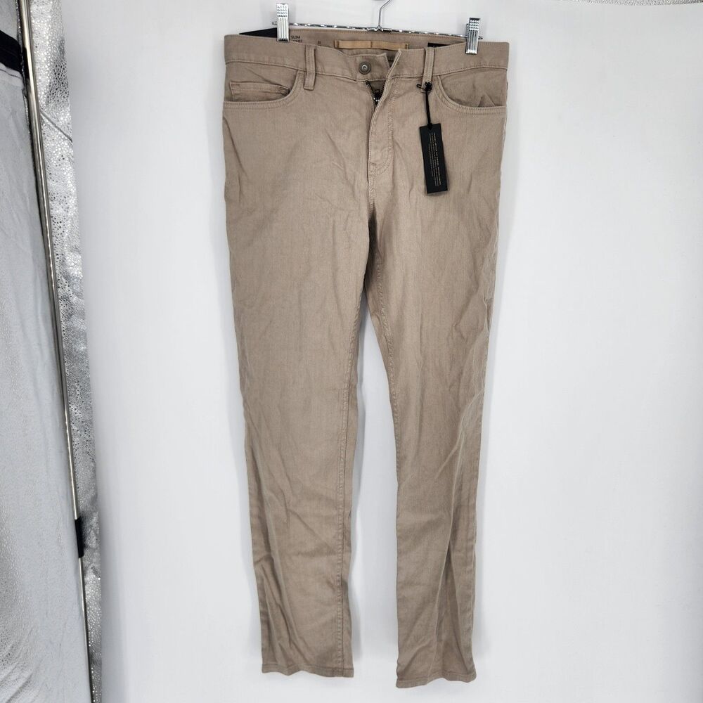 Banana Republic Men's 31X32 Linen Blend Slim Khaki Traveler Pants NWT $130